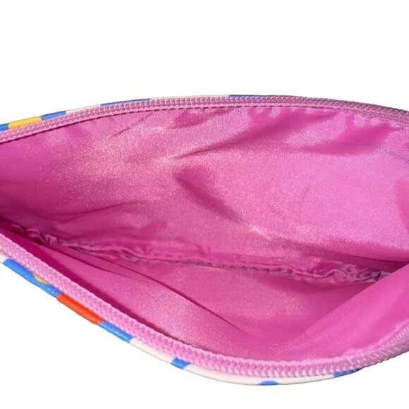 Ipsy Glam Bag September 2023 Pink Blue Yellow Tassel Zipper Empty Glambag - Picture 3 of 3